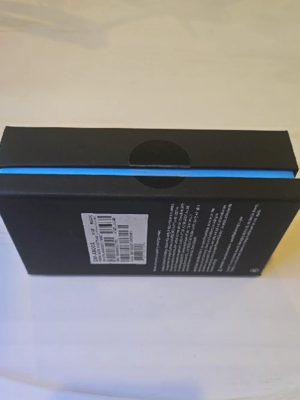 Samsung Galaxy A6 Box with Blue AT&T Logo